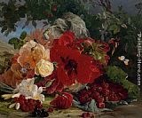 Theude Gronland Arrangement of Roses painting